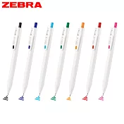 ZEBRA SARASA R 鋼珠筆0.4 七色套組