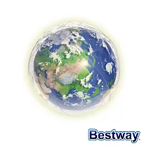 【Party World】Bestway 24吋世界地球LED發光海灘球 31045