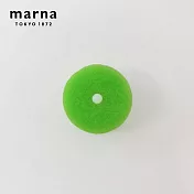 【日本Marna】日本製廚房海綿菜瓜布(附吸盤)-綠-2入組(原廠總代理)