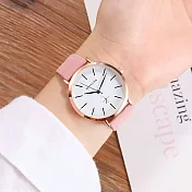 Watch-123 美麗意識-原宿風復古經典小資穿搭手錶(3色任選) _粉紅色