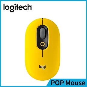 羅技 POP Mouse 無線藍芽滑鼠 酷玩黃