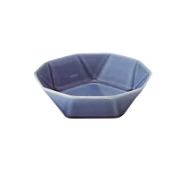 【TAMAKI】Gokaku五角鑽石陶瓷餐碗260ml． 寶石藍