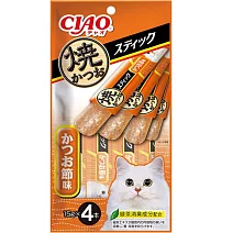 CIAO 寒天燒肉泥-鰹魚(柴魚味) 15g*4入(TSC-141)