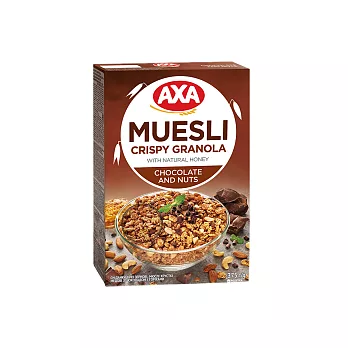 【瑞典AXA】巧克力堅果穀物麥片(375g)