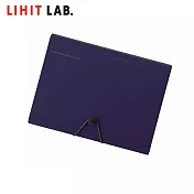 LIHIT LAB A-7588 A5六層薄型風琴夾 深藍