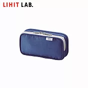 LIHIT LAB A-7660 多功能筆袋 藍色
