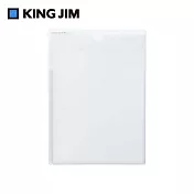 【KING JIM】Loose leaf IN 活頁紙 收納袋 透明白 (433T-WH)