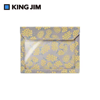 【KING JIM】FLATTY WORKS多用途帆布收納袋 限定款 金合歡 A5 5464-L101
