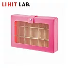 LIHIT LAB A-698 A5手提置物盒 (CUBE FIZZ)  粉紅色