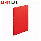 LIHIT LAB N-7761 A4 20入資料本(ALCLEA) 紅色
