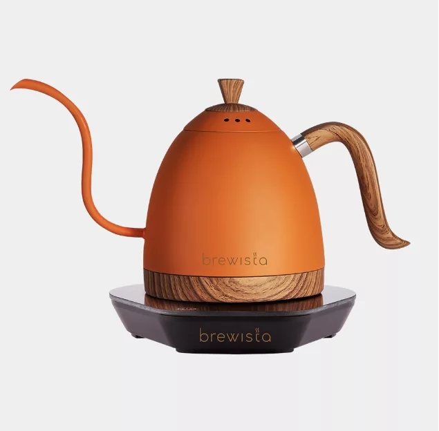 Brewista Artisan 600ml 細長嘴可調溫不銹鋼電水壺 -荷蘭橘