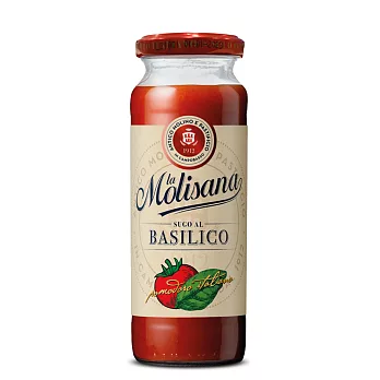 【Molisana】茉莉羅勒蕃茄義大利麵醬340g/罐