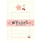 【Wa-Life】春季限定｜經典美濃和紙小信封紙組 ‧ 櫻花與櫻桃