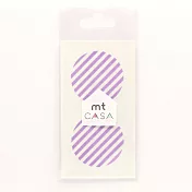 【日本mt和紙膠帶】CASA Seal 裝飾和紙貼紙 ‧ 斜紋/紫丁香