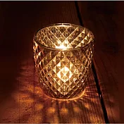 【Kameyama Candle House】高雅光透鑽石氣氛蠟燭玻璃瓶