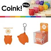 Dreams Coink Mini Bank 小豬造型鑰匙圈零錢包 橘