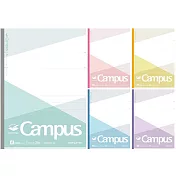 KOKUYO Campus 2022限定點線筆記本(5冊裝) - 漸層A:行高7mm