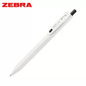 (3支1包)ZEBRA SARASA R 鋼珠筆 0.5白桿黑色