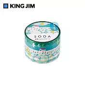 【KING JIM】HITOTOKI SODA 透明PET卷狀膠帶 30MM 家鄉 CMT30-012