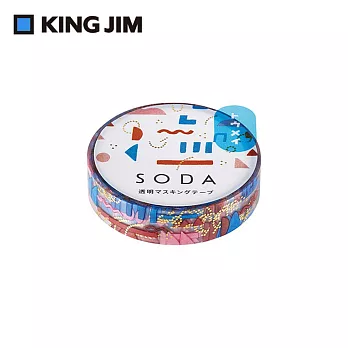 【HITOTOKI】SODA 透明PET卷狀膠帶 箔押款 10MM 小零件 CMTH10-002