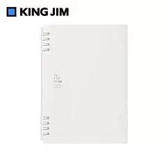 【KING JIM】TEFRENU BiZ 商務用活頁線圈本筆記本 A5 白色 9854TEB─WH