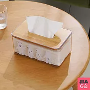 JIAGO 北極熊紙巾盒 透明