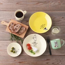 【日本YAMAKA】Moomin嚕嚕米陶瓷義大利麵盤22cm ‧ 嚕嚕米