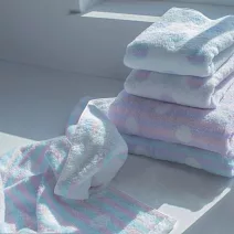 【crescendo今治毛巾】Marshmallow棉花糖親膚超柔軟純棉毛巾 ‧ 粉