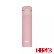 【THERMOS膳魔師】超輕量 不銹鋼真空保溫瓶400ml (JNI-403-PK) 粉色