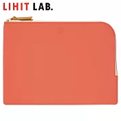 LIHIT LAB F-7739 Bloomin A5筆盒扁平包 紅色