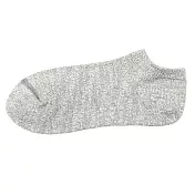 [MUJI無印良品]女棉混節紗淺口直角襪 23~25cm 灰色