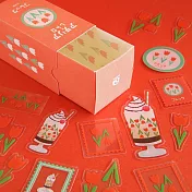 【RYU-RYU】ADERIA 昭和復古散裝貼紙盒 ‧ 鬱金香