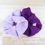【PinkyPinky Boutique】紫雪紡 大腸圈髮束 (2個一組)