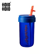 【HOLOHOLO】TONTON CUP 吸管兩用隨行杯(450ml/6色) 深海藍