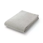[MUJI無印良品]棉圈絨可剪裁浴巾/薄型/淺灰