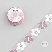 【BGM】PET透明裝飾膠帶 粉櫻Special系列 ‧ 櫻花花瓣