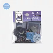 【BGM】散裝半透明貼紙包 ‧ 旅行日記系列-星空