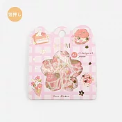 【BGM】散裝金箔和紙貼紙包 ‧ 粉櫻色甜點