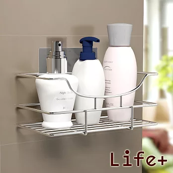 【Life+】環保無痕魔力貼掛勾-瓶罐收納架/衛浴置物架