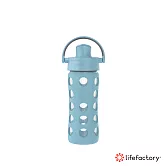 【Lifefactory】玻璃水瓶掀蓋350ml (AFCN-350-DNLB) _單寧藍