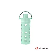 【Lifefactory】玻璃水瓶掀蓋350ml (AFCN-350-MNT) _薄荷綠