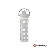 【Lifefactory】玻璃水瓶掀蓋475ml (AFCN-475-GY) _灰