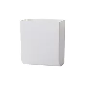 【E.dot】多功能壁掛式手機充電收納盒 白色
