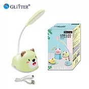 【GLITTER 宇堂科技】GT-752 USB LED賣萌造型檯燈 綠色
