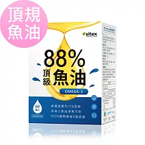 BHK’s 88% Omega-3頂級魚油 軟膠囊 (60粒/盒)