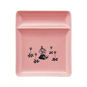 【日本YAMAKA】Moomin嚕嚕米系列陶瓷吐司餐盤 ‧ 小不點(粉)