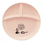 【日本YAMAKA】Moomin嚕嚕米系列陶瓷分隔餐盤 ‧ 小不點(粉)