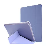 【SHOWHAN】iPad 10.2吋 氣囊筆槽變形保護套(七/八/九代)/淺紫灰