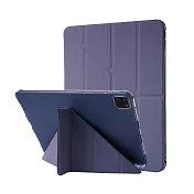 【SHOWHAN】新iPad Pro 11吋 氣囊筆槽變形保護套/淺紫灰