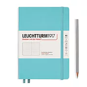 德國 LEUCHTTURM1917 硬殼筆記本 A5  方點 海藍色